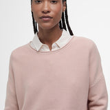 Barbour Marine Knitted Jumper In Primrose Pink