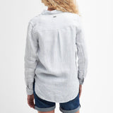 Barbour Marine Shirt In Chambray Stripe