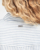 Barbour Marine Shirt In Chambray Stripe