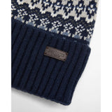 Barbour Marlow Fair Isle Beanie In Navy