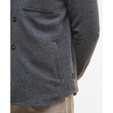 Barbour Marlow Tailored Overshirt In Dark Grey Marl