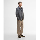 Barbour Marlow Tailored Overshirt In Dark Grey Marl