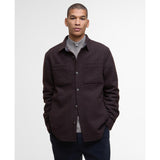Barbour Marlow Tailored Overshirt In Dark Oak