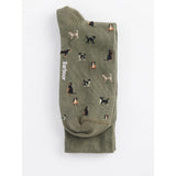 Barbour Mavin Socks In Mid Olive