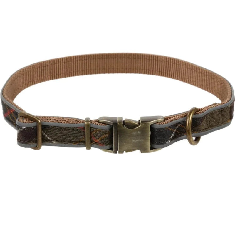 Barbour Medium Reflective Tartan Dog Collar Elys Wimbledon