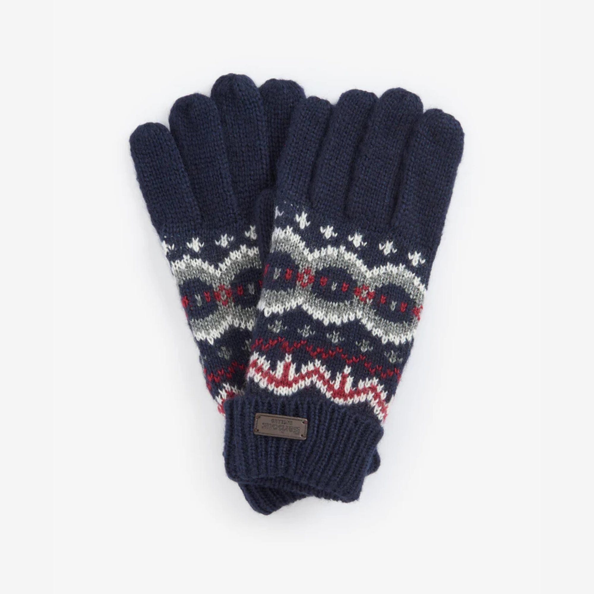 Barbour｜ (Case Fair Isle Gloves - Blue Granite (MGL0128 Barbour Men's Case Fair Isle Gloves In Blue Granite