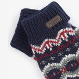 Barbour Men's Case Fair Isle Gloves In Blue Granite