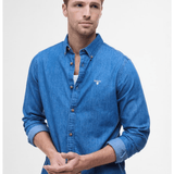 Barbour Men's Crest Tailored Fit Shirt Chambray