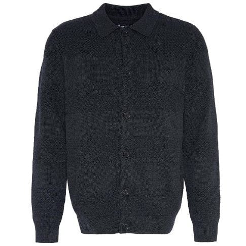Barbour Men's Filley Knitted Cardigan In Black Marl