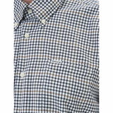 Barbour Men's Henderson Regular Thermo Weave Checked Shirt In Whisper White