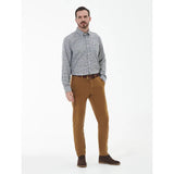 Barbour Men's Henderson Regular Thermo Weave Checked Shirt In Whisper White