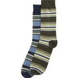 Barbour Men's Summer Stripe Socks Olive/Navy - 2 Pack