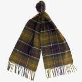 Barbour Merino Cashmere Tartan Scarf Classic