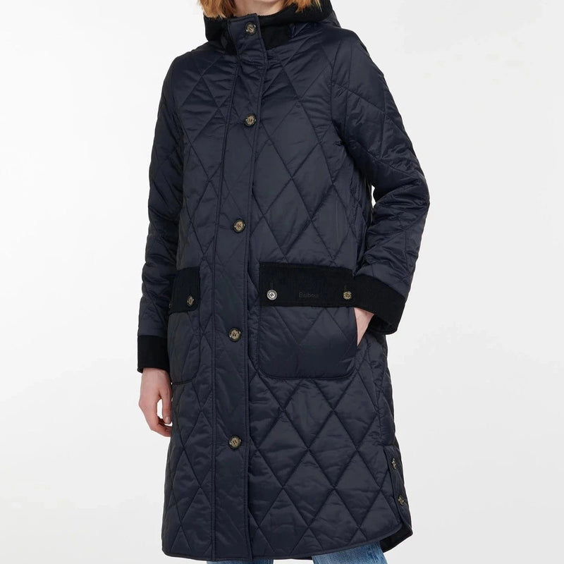 Barbour Mickley Quilted Jacket in Navy
