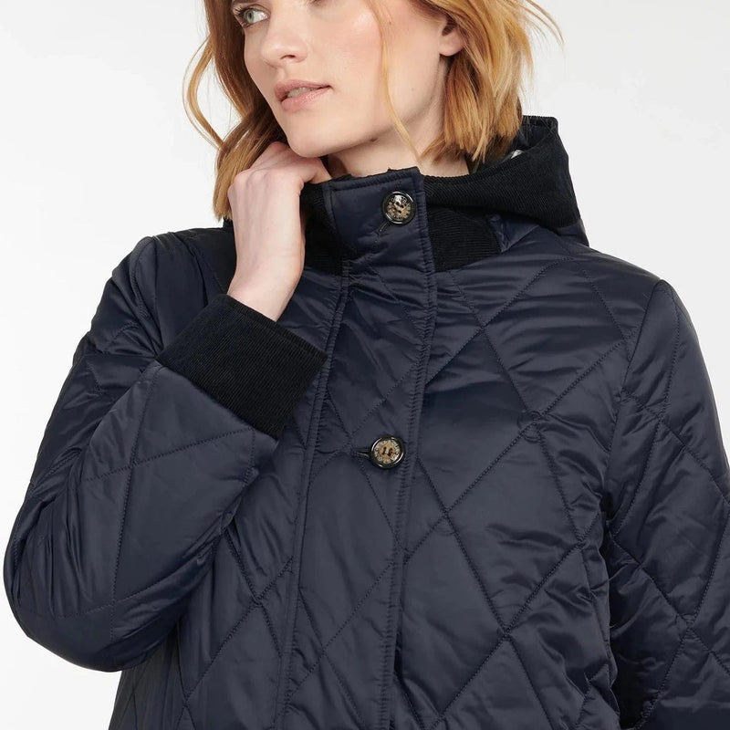 Barbour Mickley Quilted Jacket in Navy