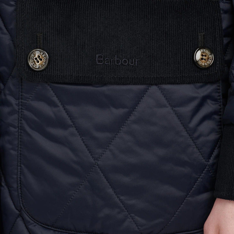 Barbour Mickley Quilted Jacket in Navy