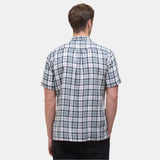 Barbour Midfield Tartan Regular Short-sleeved Shirt In Bleached Pine Tartan