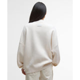 Barbour Milda Knitted Bomber Jacket In Birch