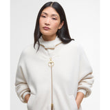 Barbour Milda Knitted Bomber Jacket In Birch