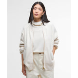 Barbour Milda Knitted Bomber Jacket In Birch