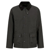 Barbour Modern Beaufort Check Wax Jacket In Olive Check