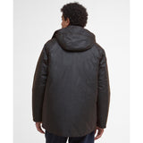 Barbour Modern Beaufort Waxed Jacket In Dark Brown/Midnight Oak