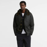 Barbour Modern Beaufort Waxed Jacket In Sage/Shadow Classic