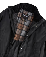 Barbour Modern Border Showerproof Mac In Black