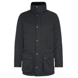 Barbour Modern Border Showerproof Mac In Black