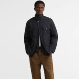 Barbour Modern Ogston Waterproof Jacket In Dark Navy