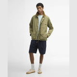 Barbour Modified Solway Showerproof Jacket In Bleached Olive