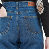Barbour Moorland High-Rise Jeans in Blue