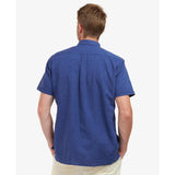 Barbour Nelson Short-Sleeved Regular Shirt in Indigo