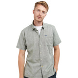 Barbour Nelson Short-Sleeved Regular Shirt In Olive