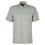 Barbour Nelson Short-Sleeved Regular Shirt In Olive
