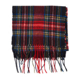 Barbour New Check Tartan Scarf In Black Stewart