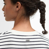 Barbour Oakley Striped T-Shirt In White