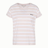 Barbour Otterburn Stripe T-shirt Primrose In Pink