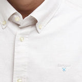 Barbour Oxford Men's Barbour Oxtown Short Sleeve Tailored Shirt In Oatmeal