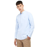 Barbour Oxford Tailored Long-sleeved Shirt In Sky