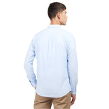Barbour Oxford Tailored Long-sleeved Shirt In Sky
