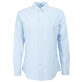 Barbour Oxford Tailored Long-sleeved Shirt In Sky