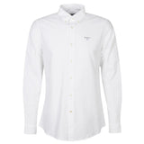 Barbour Oxford Tailored Long-sleeved Shirt In White