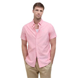 Barbour Oxtown Short Sleeve Tailored Shirt In Horizon Orange