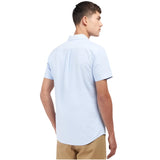 Barbour Oxtown Short Sleeve Tailored Shirt In Sky
