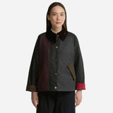 Barbour Patchwork Transport Waxed Jacket In Multi