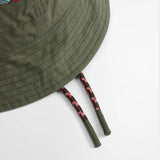 Barbour Paul Smith Loves Barbour Domed Bucket Hat In Khaki