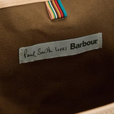 Barbour Paul Smith Loves Barbour Tote Bag In Dark Sand