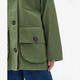 Barbour Pennycress Casual Jacket In Khaki Green