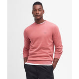 Barbour Pima Cotton Crew Neck in Pink Clay